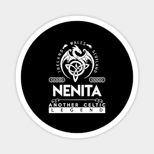 Nenita Name T Shirt - Another Celtic Legend Nenita Dragon Gift Item Magnet